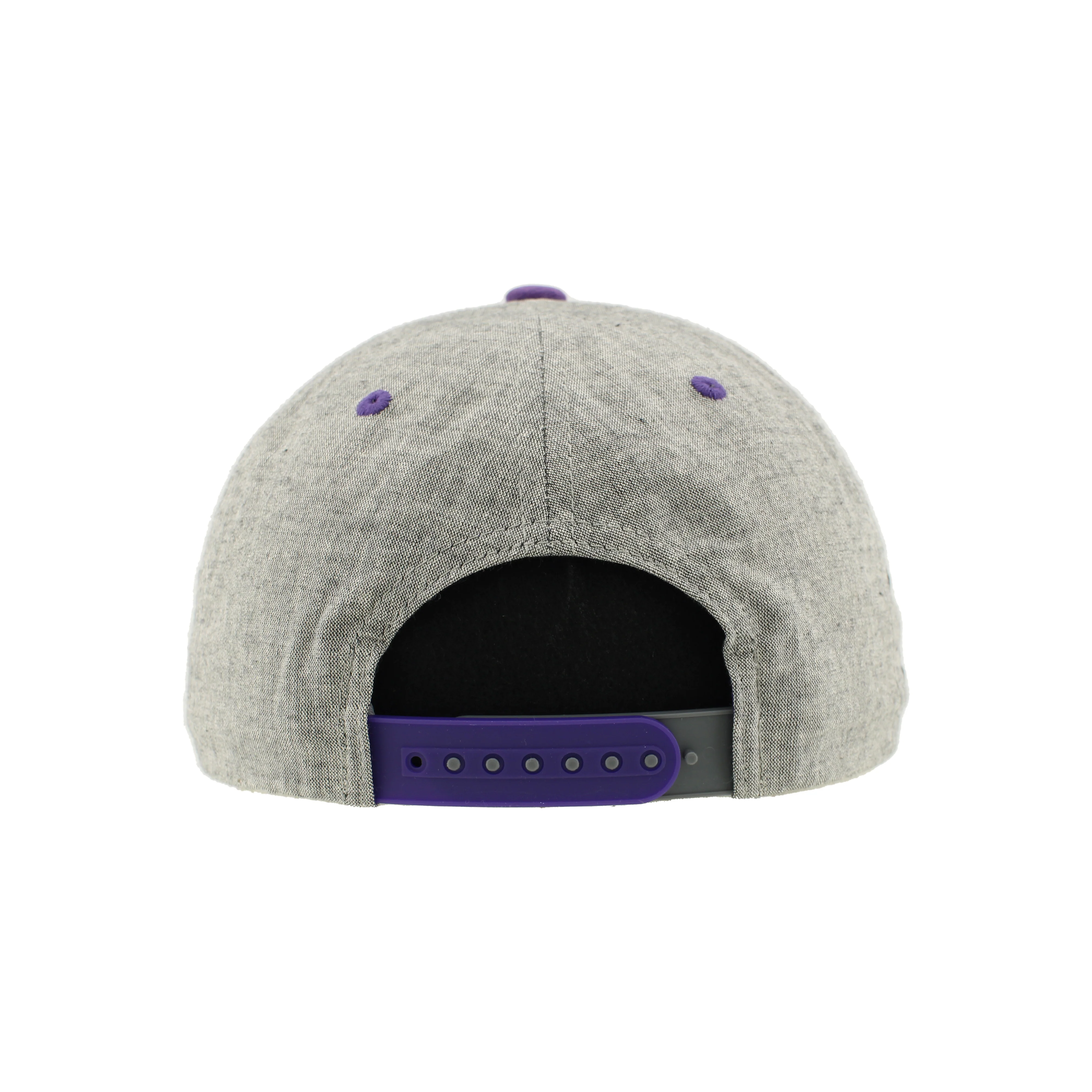 Greensboro Gargoyles Highcut Med Grey Suit/Black Official 3D Flat Bill Hat - Image 4