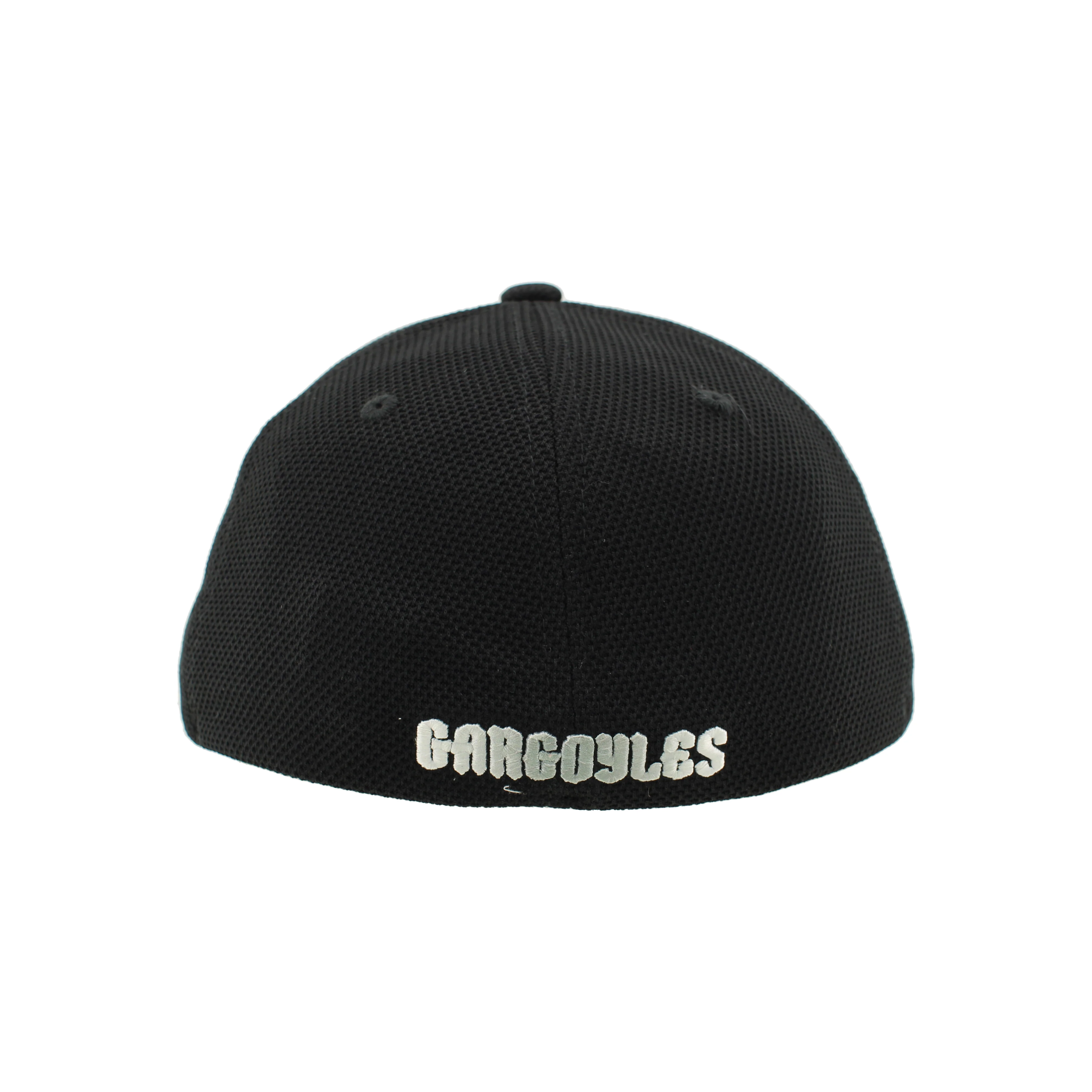 Greensboro Gargoyles Smash Black Silvery Sub 3D Emb Fitted Hat - Image 3